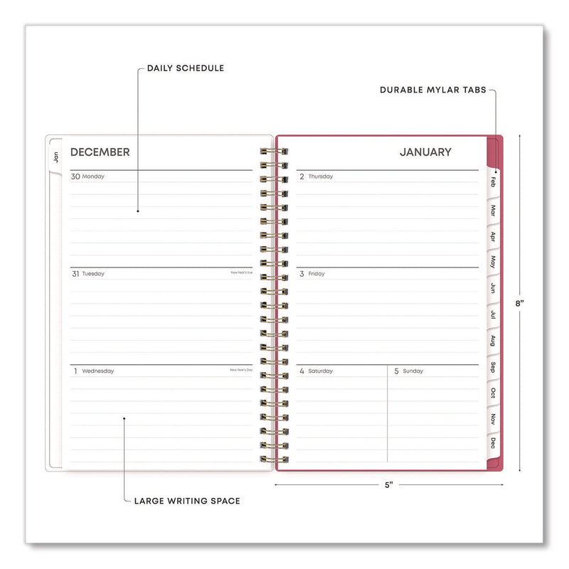 Blue Sky® Amalia Weekly/Monthly Planner, Mandala Artwork, 8 x 5, Multicolor Cover, 12-Month (Jan to Dec): 2025 (BLS14876825)