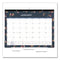 Blue Sky® Ashlyn Desk Pad Calendar, Floral Artwork, 22 x 17, White/Blue/Pink Sheets, Black Headband, 12-Month (Jan to Dec): 2025 (BLS14861825)