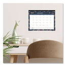Blue Sky® Ashlyn Desk Pad Calendar, Floral Artwork, 22 x 17, White/Blue/Pink Sheets, Black Headband, 12-Month (Jan to Dec): 2025 (BLS14861825)