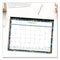 Blue Sky® Meadow Blue Desk Pad Calendar, Floral Artwork, 22 x 17, White/Multicolor Sheet, Black Headband, 12-Month (Jan to Dec): 2025 (BLS14868925)