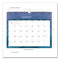 Blue Sky® Savoy Cool Monthly Wall Calendar, Abstract Artwork, 15 x 12, White/Blue Sheets, 12-Month (Jan to Dec): 2025 (BLS14877025)