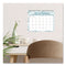 Blue Sky® Amitza Blue Monthly Wall Calendar, Abstract Artwork, 15 x 12, White/Blue/Gray Sheets, 12-Month (Jan to Dec): 2025 (BLS14877225)