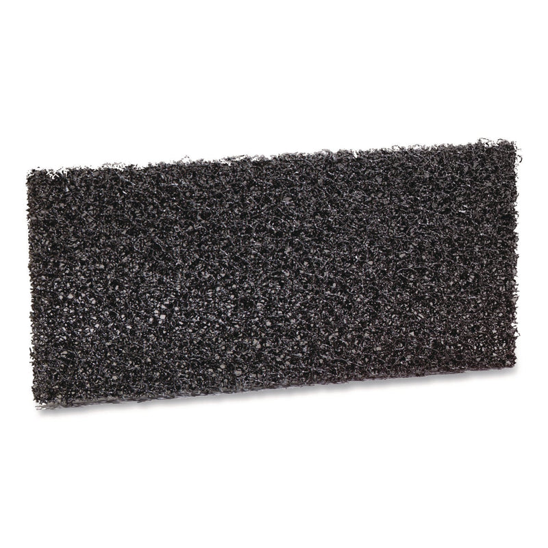 3M™ Doodlebug Hi-Pro Utility Pad, 4.63 x 10, Black, 10/Box (MMM8550PK)