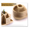Officemate Bamboo Rotary Organizer, 9 Compartments, 8.85 x 8.82 x 7.4, Brown, Bamboo (OIC71007)