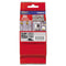 Brother TZ Extra-Strength Adhesive Laminated Labeling Tape, 1.4" x 26.2 ft, Black on Matte Silver (BRTTZS961)