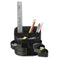 Officemate Double Supply Organizer, 11-Compartment, 6 1/2w x 4 3/4d x 5 3/4h, Black (OIC22822)