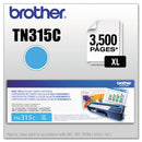 Brother TN315C High-Yield Toner, 3500 Page-Yield, Cyan (BRTTN315C)
