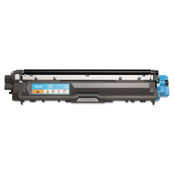 Brother TN225C High-Yield Toner, 2200 Page-Yield, Cyan (BRTTN225C)