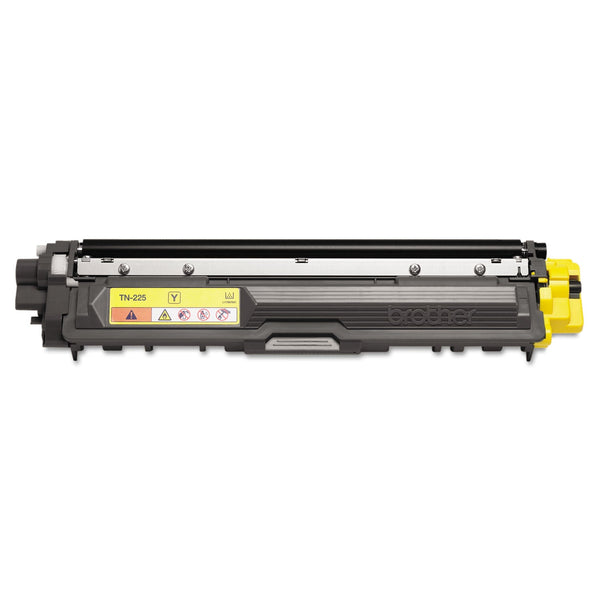 Brother TN225Y High-Yield Toner, 2200 Page-Yield, Yellow (BRTTN225Y)