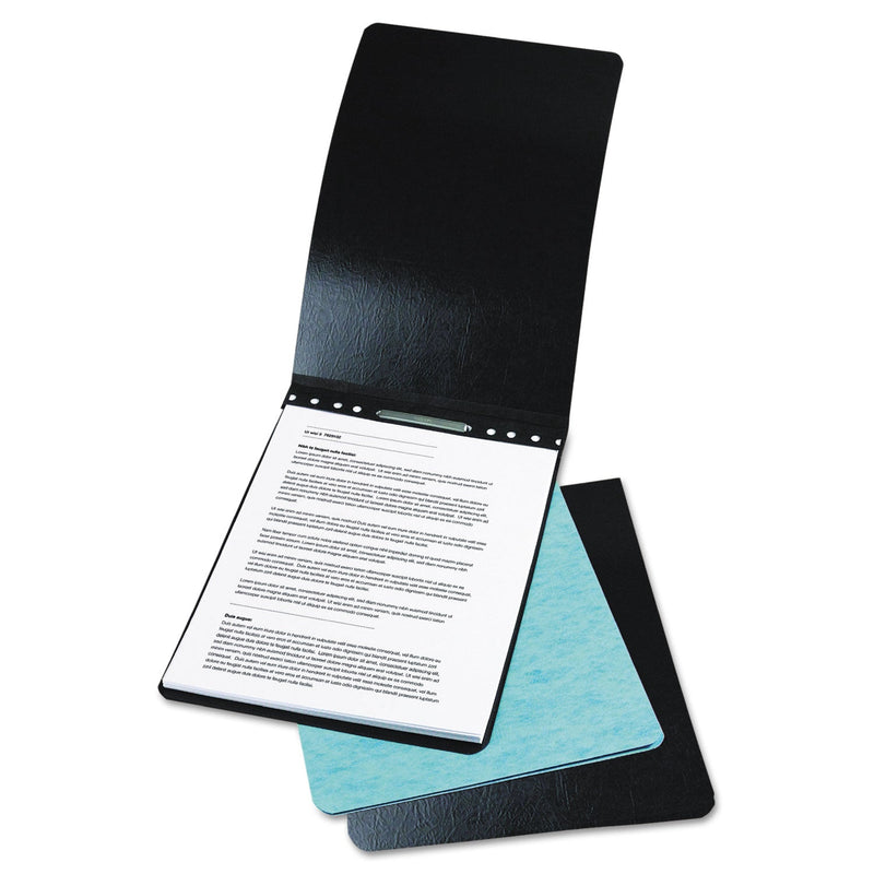 ACCO Presstex Report Cover, Top Bound, Prong Clip, Letter, 3" Cap, Black (ACC17041)