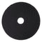 3M™ Low-Speed High Productivity Floor Pads 7300, 15" Diameter, Black, 5/Carton (MCO08273)
