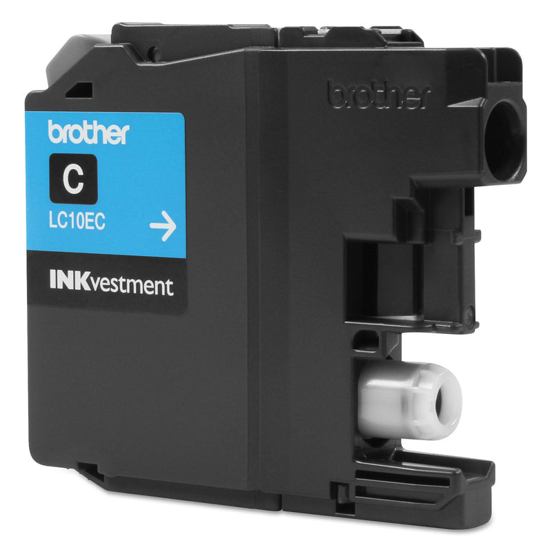 Brother LC10EC INKvestment Super High-Yield Ink, 1200 Page-Yield, Cyan (BRTLC10EC)