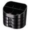 Officemate Double Supply Organizer, 11-Compartment, 6 1/2w x 4 3/4d x 5 3/4h, Black (OIC22822)