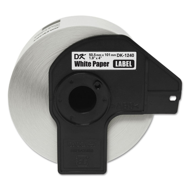 Brother Die-Cut Shipping Labels, 1.9" x 4", White, 600/Roll (BRTDK1240)