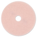 3M™ Ultra High-Speed Eraser Floor Burnishing Pad 3600, 27" Diameter, Pink, 5/Carton (MCO25863)