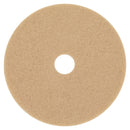 3M™ Ultra High-Speed Floor Burnishing Pads 3400, 20" Diameter, Tan, 5/Carton (MMM05606)