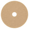 3M™ Ultra High-Speed Floor Burnishing Pads 3400, 20" Diameter, Tan, 5/Carton (MMM05606)