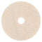3M™ Ultra High-Speed TopLine Floor Burnishing Pads 3200, 20" Diameter, White/Amber, 5/Carton (MMM18066)