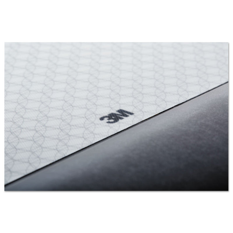3M™ Mouse Pad with Precise Mousing Surface and Gel Wrist Rest, 8.5 x 9, Gray/Black (MMMMW85B)