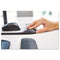 3M™ Mouse Pad with Precise Mousing Surface and Gel Wrist Rest, 8.5 x 9, Gray/Black (MMMMW85B)