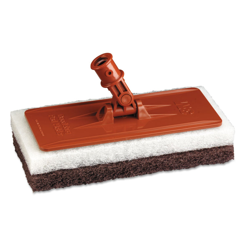 3M™ Doodlebug Threaded Pad Holder Kit, 4.63 x 10, Orange (MMM08542KT)