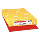 Astrobrights® Color Paper, 24 lb, 11 x 17, Re-Entry Red, 500/Ream (WAU22553)