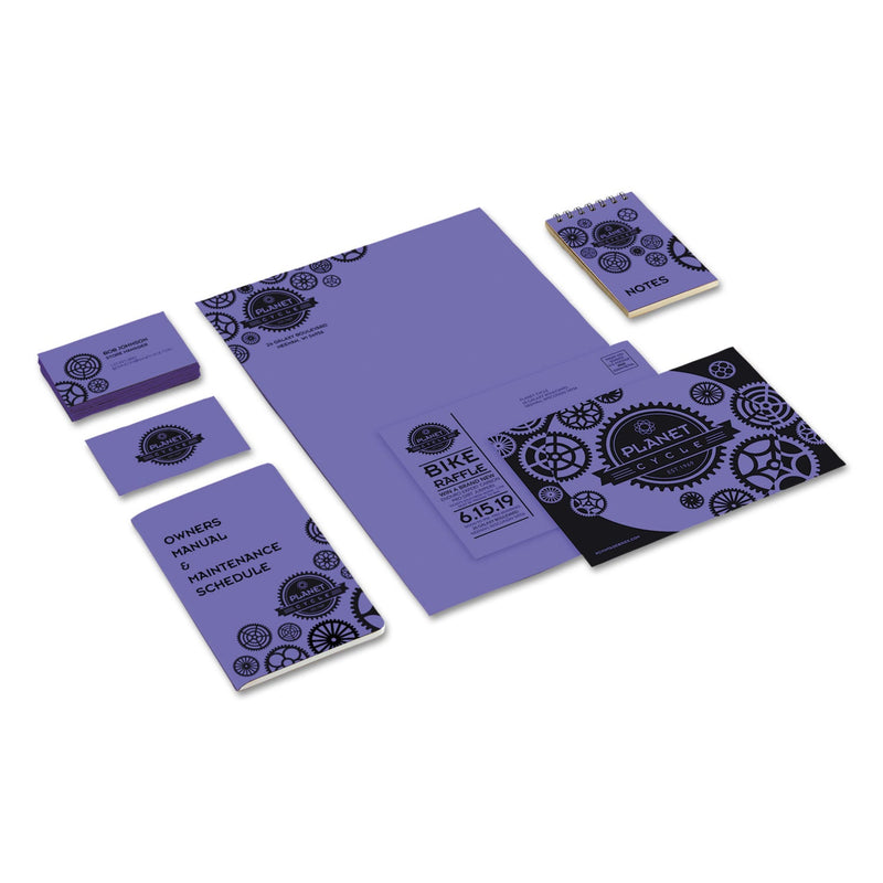 Astrobrights® Color Cardstock, 65 lb, 8.5 x 11, Venus Violet, 250/Pack (WAU22091)