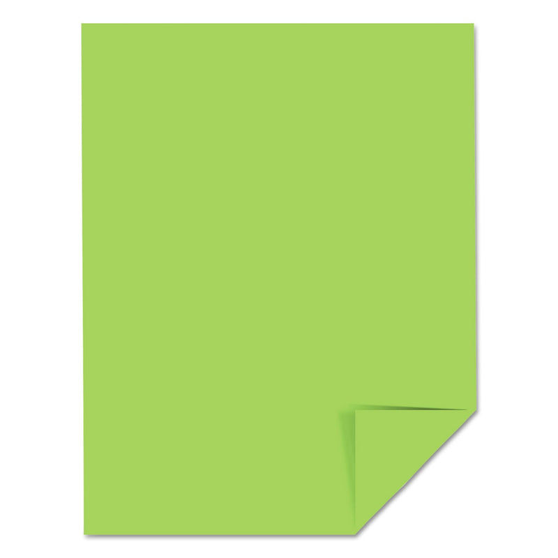 Astrobrights® Color Cardstock, 65 lb, 8.5 x 11, Martian Green, 250/Pack (WAU21811)