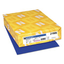 Astrobrights® Color Paper, 24 lb, 8.5 x 11, Blast-Off Blue, 500/Ream (WAU21906)