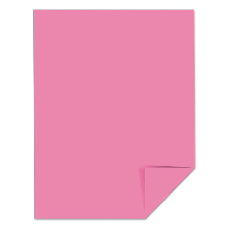 Astrobrights® Color Cardstock, 65 lb, 8.5 x 11, Pulsar Pink, 250/Pack (WAU21041)