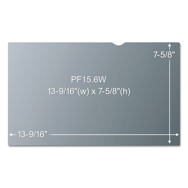 3M™ Antiglare Frameless Filter for 15.6" Widescreen Laptop, 16:9 Aspect Ratio (MMMAG156W9) (MMMAG156W9)