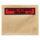 3M™ Top Print Self-Adhesive Packing List Envelope, 4.5 x 5.5, Clear, 1,000/Box (MMMT11000)