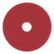 3M™ Low-Speed Buffer Floor Pads 5100, 20" Diameter, Red, 5/Carton (MMM08395)