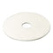 3M™ Low-Speed Super Polishing Floor Pads 4100, 13" Diameter, White, 5/Carton (MMM08477)