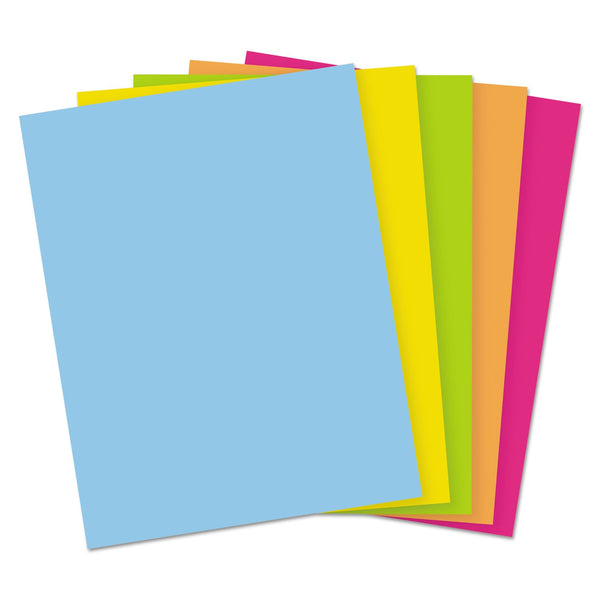 Astrobrights® Color Cardstock -"Bright" Assortment, 65lb, 8.5 x 11, Assorted, 250/Pack (WAU99904) (WAU99904)