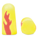 3M™ E-A-Rsoft Blasts Earplugs, Uncorded, Foam, Yellow Neon/Red Flame, 200 Pairs (MMM3121252)