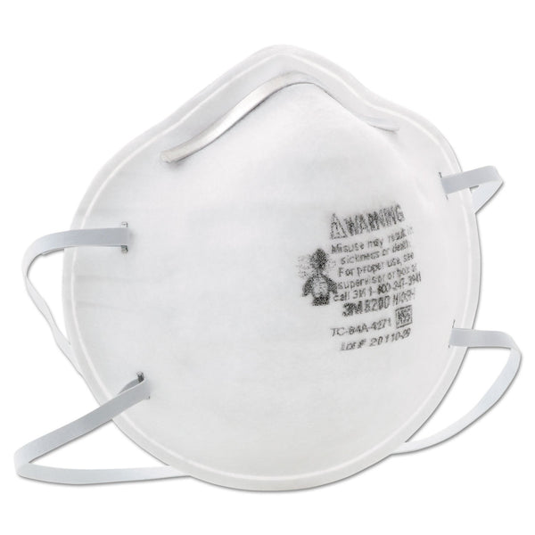 3M™ N95 Particle Respirator 8200 Mask, 20/Box (MMM8200) (MMM8200)