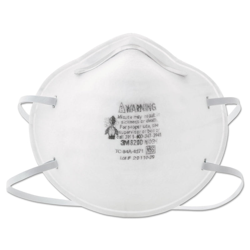 3M™ N95 Particle Respirator 8200 Mask, 20/Box (MMM8200) (MMM8200)