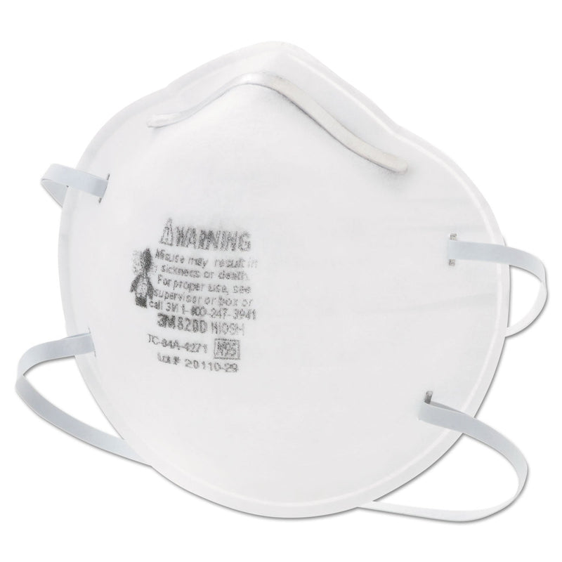 3M™ N95 Particle Respirator 8200 Mask, 20/Box (MMM8200) (MMM8200)