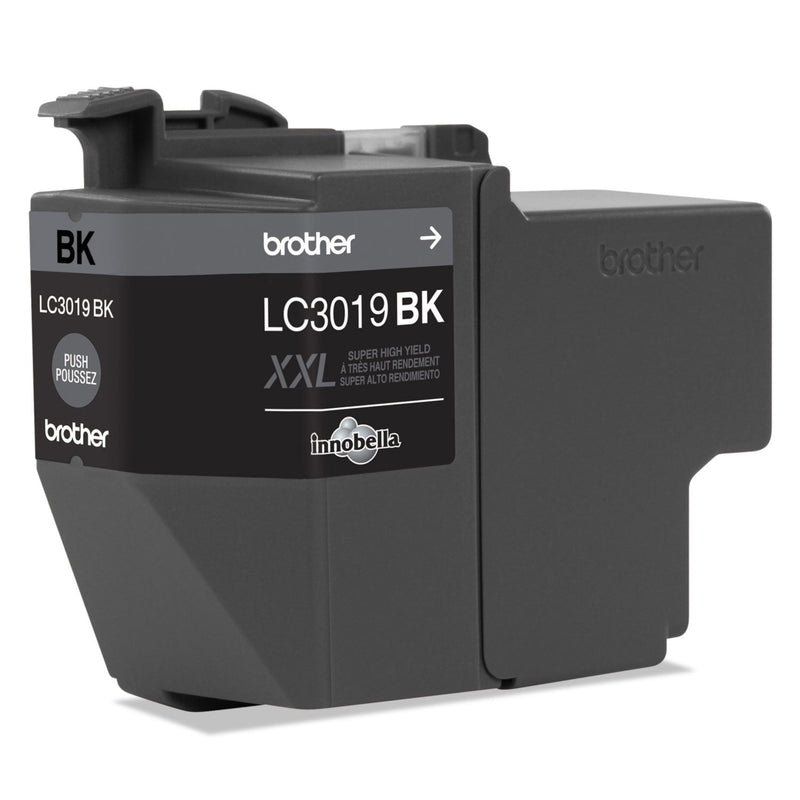 Brother LC3019BK Innobella Super High-Yield Ink, 2800 Page-Yield, Black (BRTLC3019BK)