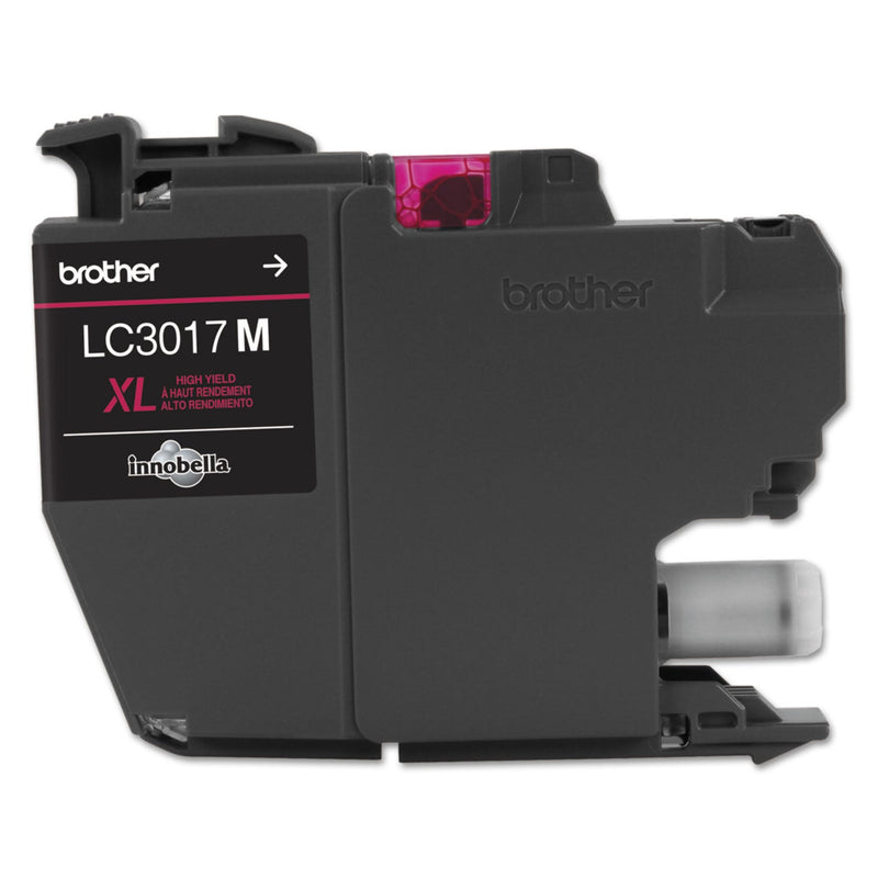 Brother LC3017M Innobella High-Yield Ink, 550 Page-Yield, Magenta (BRTLC3017M)