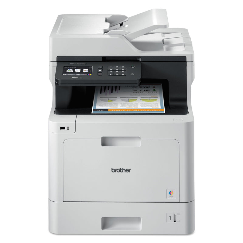 Brother MFCL8610CDW Business Color Laser All-in-One Printer with Duplex Printing and Wireless Networking (BRTMFCL8610CDW)