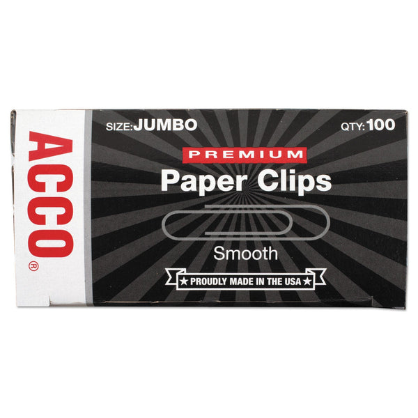 ACCO Paper Clips, Jumbo, Silver, 1,000/Pack (ACC72500)