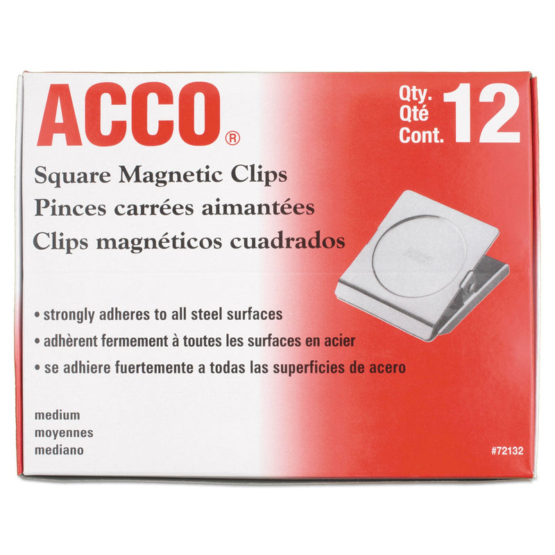 ACCO Magnetic Clips, 1", Silver (ACC72132)