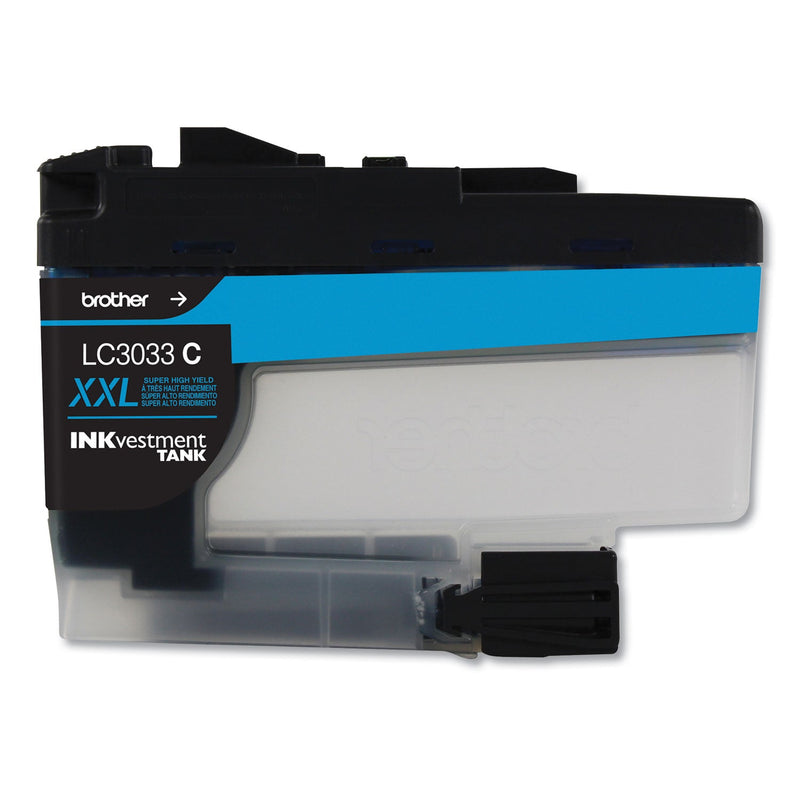 Brother LC3033C INKvestment Super High-Yield Ink, 1500 Page-Yield, Cyan (BRTLC3033C)