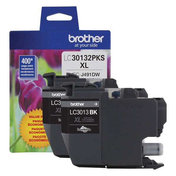 Brother LC30132PKS High-Yield Ink, 400 Page-Yield, Black (BRTLC30132PKS)