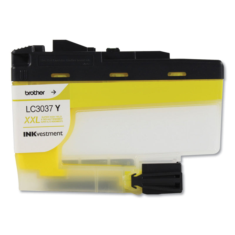 Brother LC3037Y INKvestment Super High-Yield Ink, 1500 Page-Yield, Yellow (BRTLC3037Y)