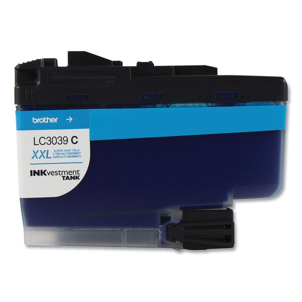 Brother LC3039C INKvestment Ultra High-Yield Ink, 5000 Page-Yield, Cyan (BRTLC3039C)