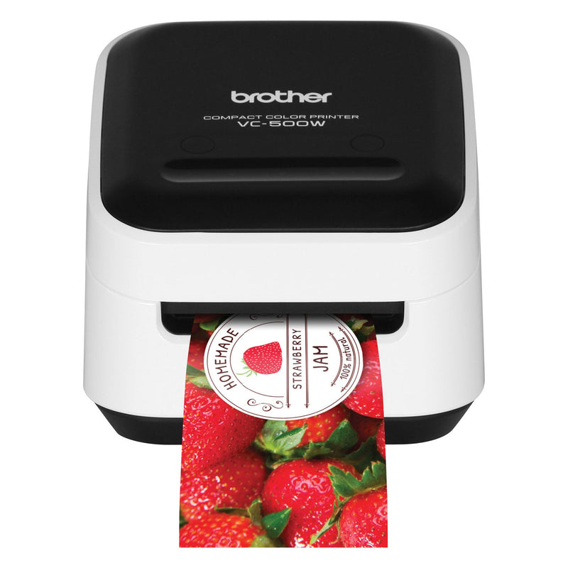 Brother VC500W Versatile Compact Color Label and Photo Printer with Wireless Networking (BRTVC500W)