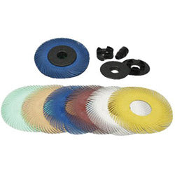 3M™ Scotch-Brite™ Radial Bristle Brush, 6 in d x 1/2 in W, Grit P80, Ceramic, 6000 RPM (405-048011-27606)